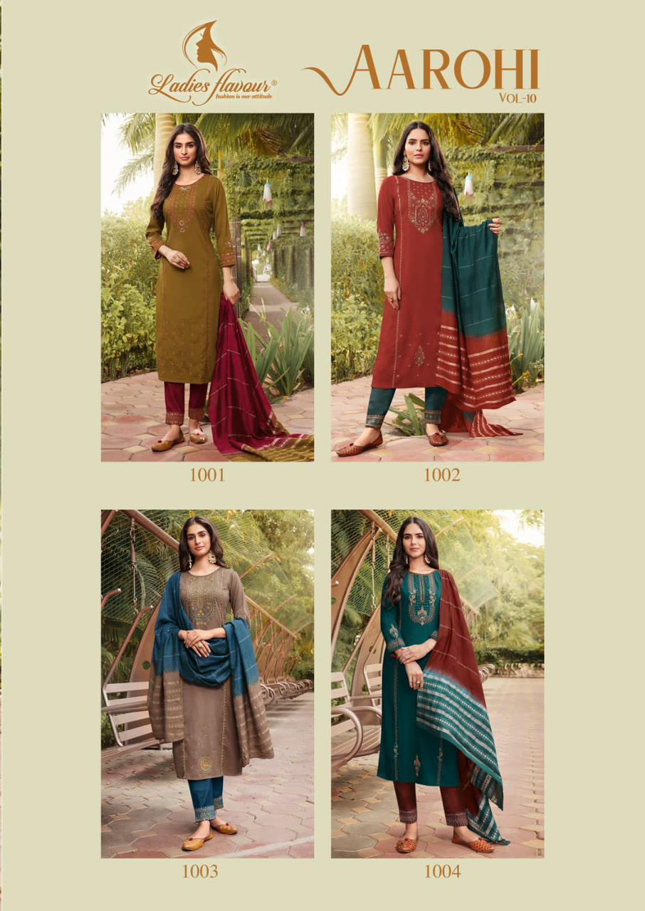 Aarohi Vol 10 Designer Readymade Suits Catalog